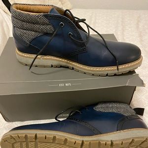 Stacy Adams Mens Leather Indigo Boot